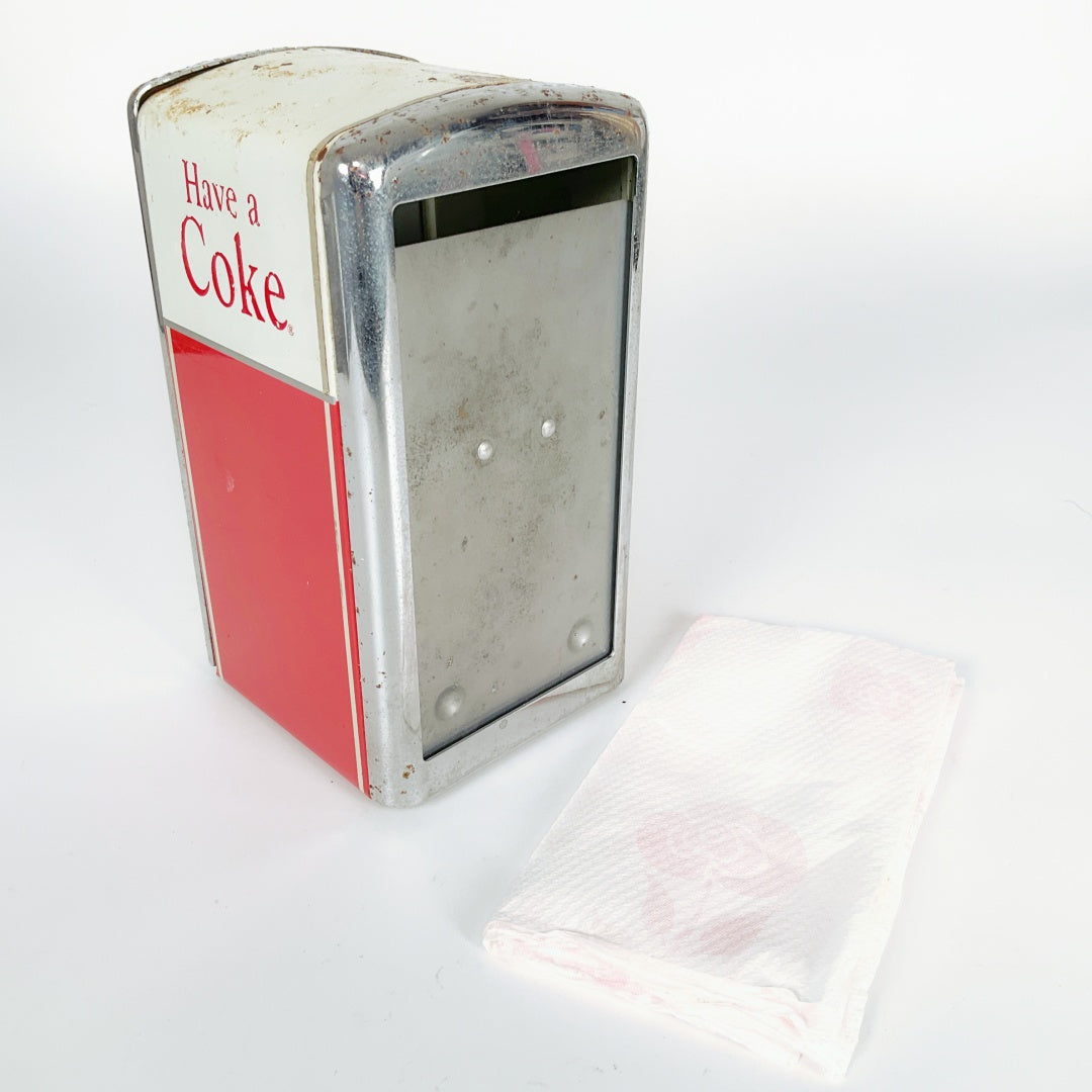 COCA-COLA - 1992 Vintage Napkin Dispenser
