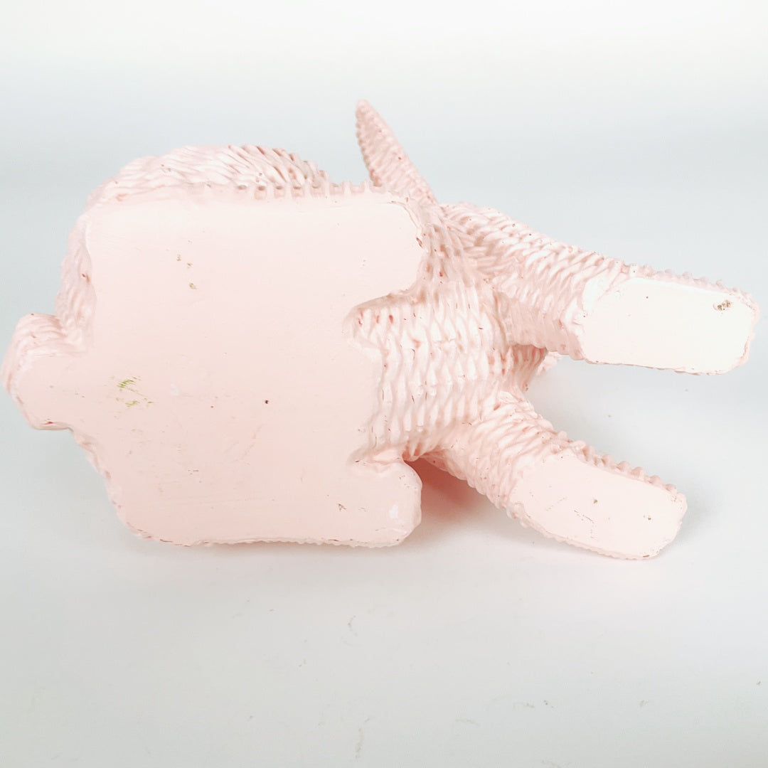 Pink Rattan-Style Bunny
