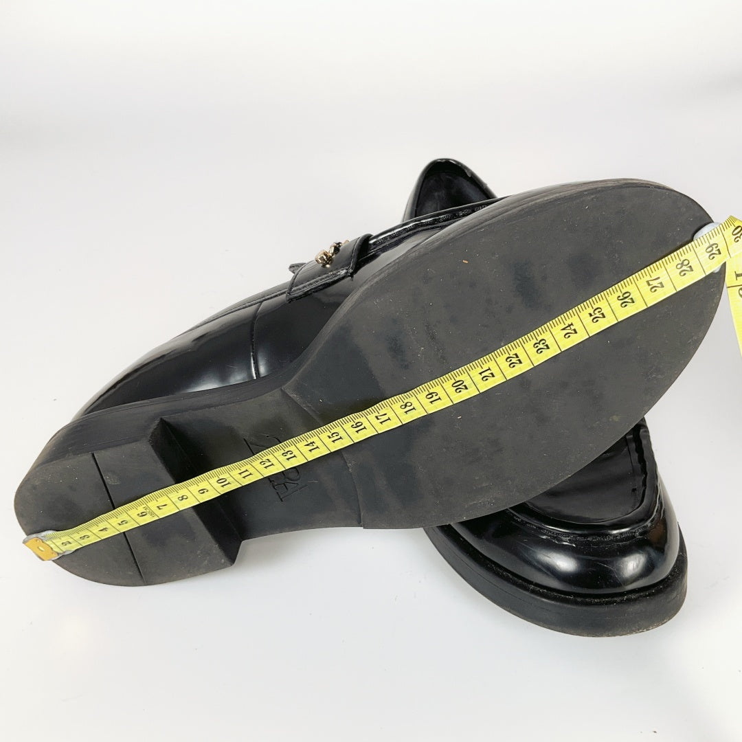 Zara - Black Loafers with Golden hardware