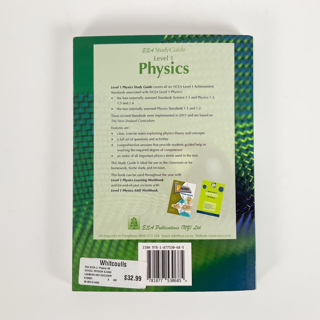 NCEA Level 1 Physics ESA Study Guide