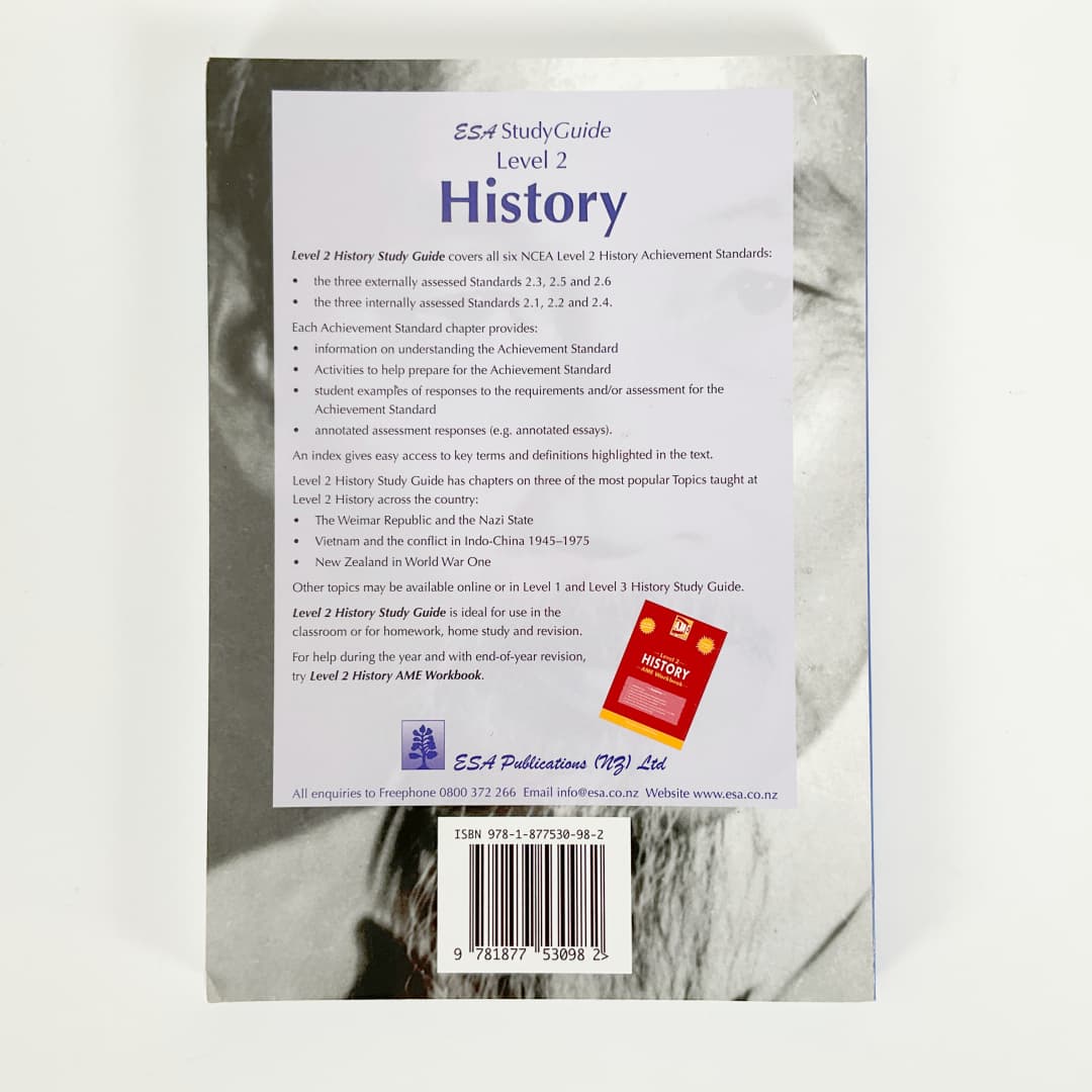 NCEA Level 2 History ESA Study Guide