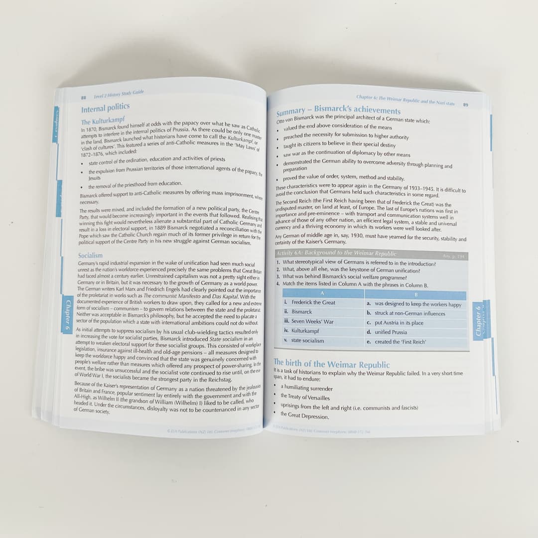 NCEA Level 2 History ESA Study Guide