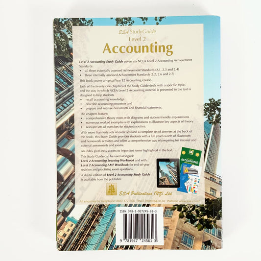 NCEA Level 2 Accounting ESA Study Guide