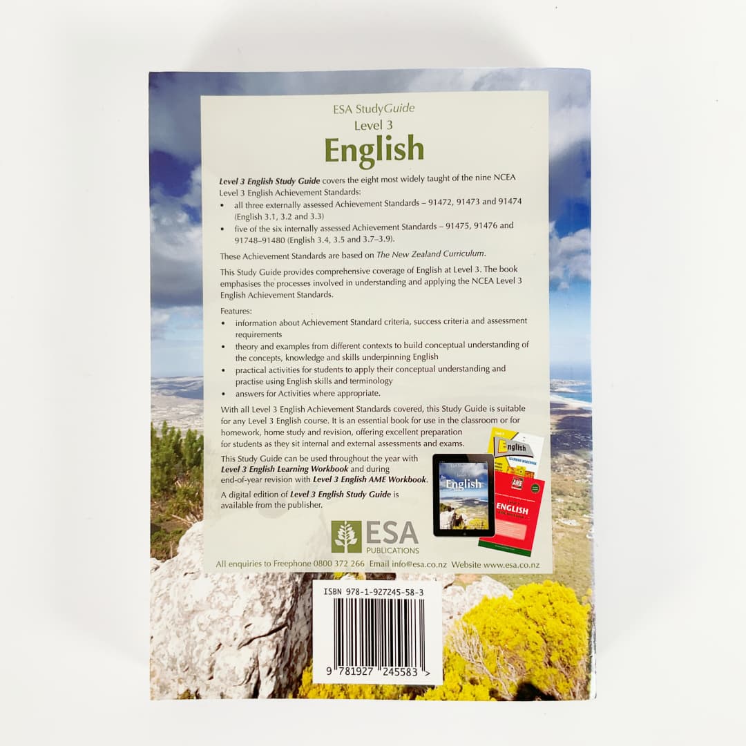 NCEA Level 3 English ESA Study Guide