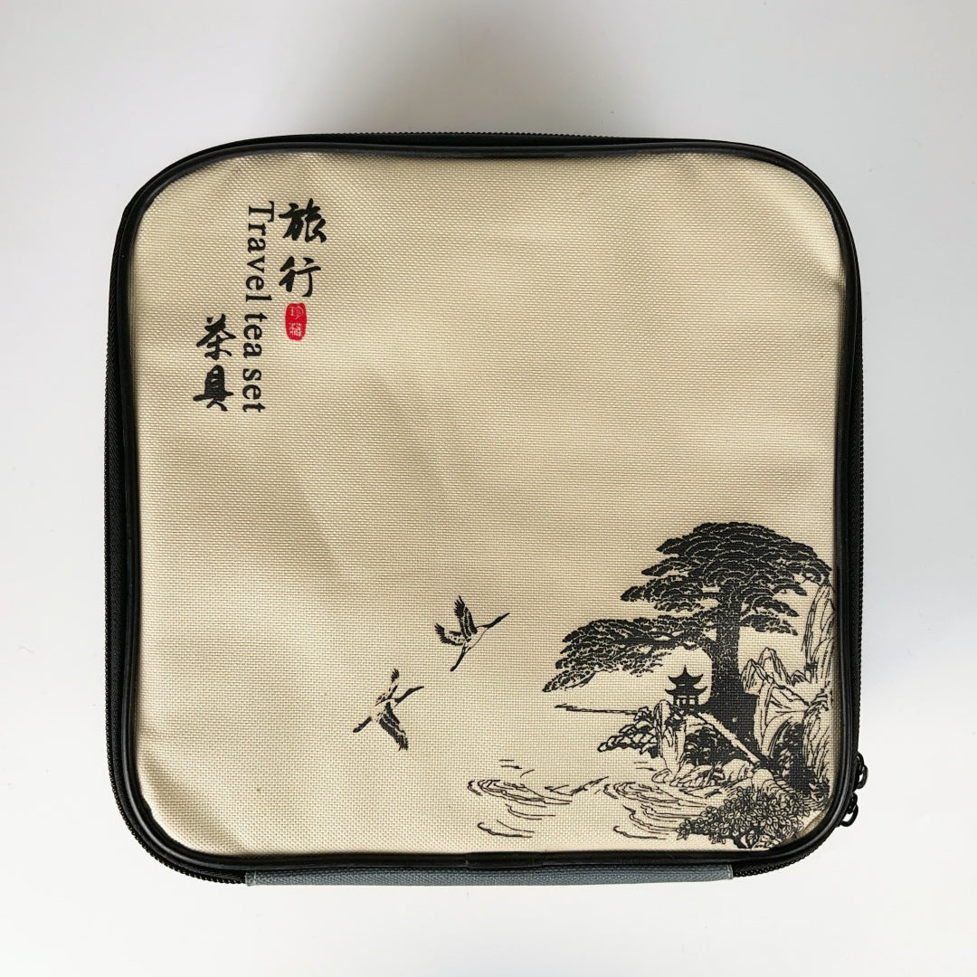 Portable Dehua Ceramic Tea Set