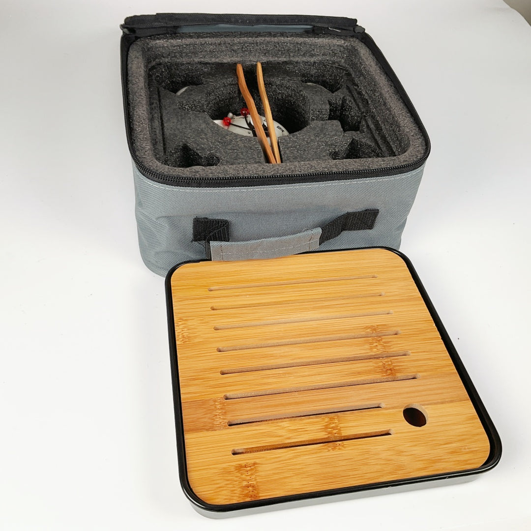 Portable Dehua Ceramic Tea Set