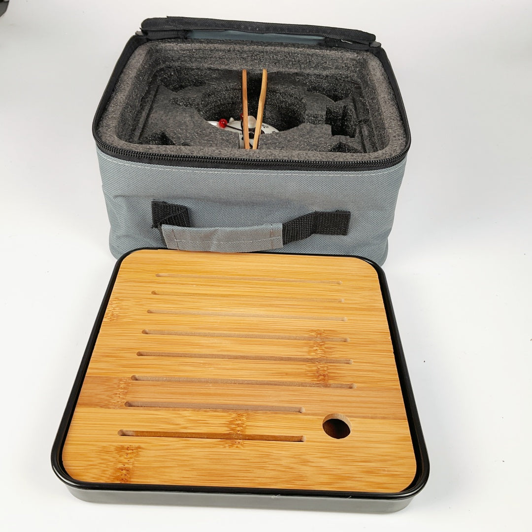 Portable Dehua Ceramic Tea Set