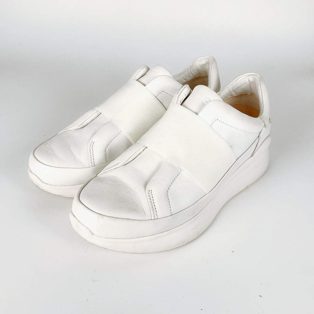 UGG White Slip-On Women's Sneakers