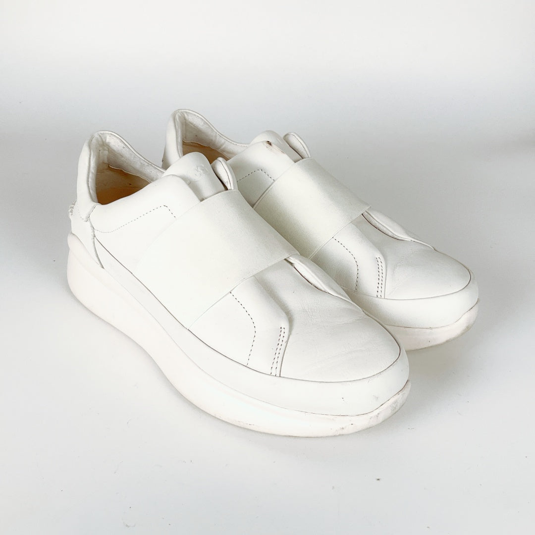 UGG White Slip-On Women's Sneakers