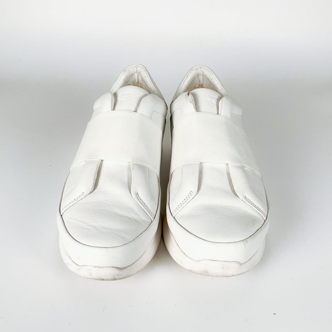 UGG White Slip-On Women's Sneakers