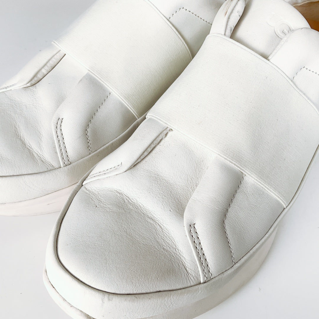 UGG White Slip-On Women's Sneakers