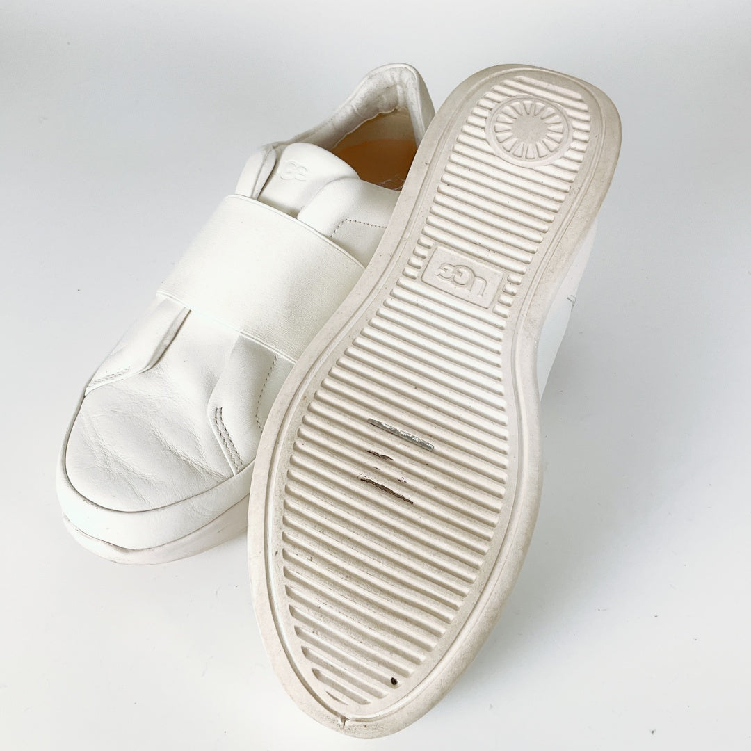 UGG White Slip-On Women's Sneakers