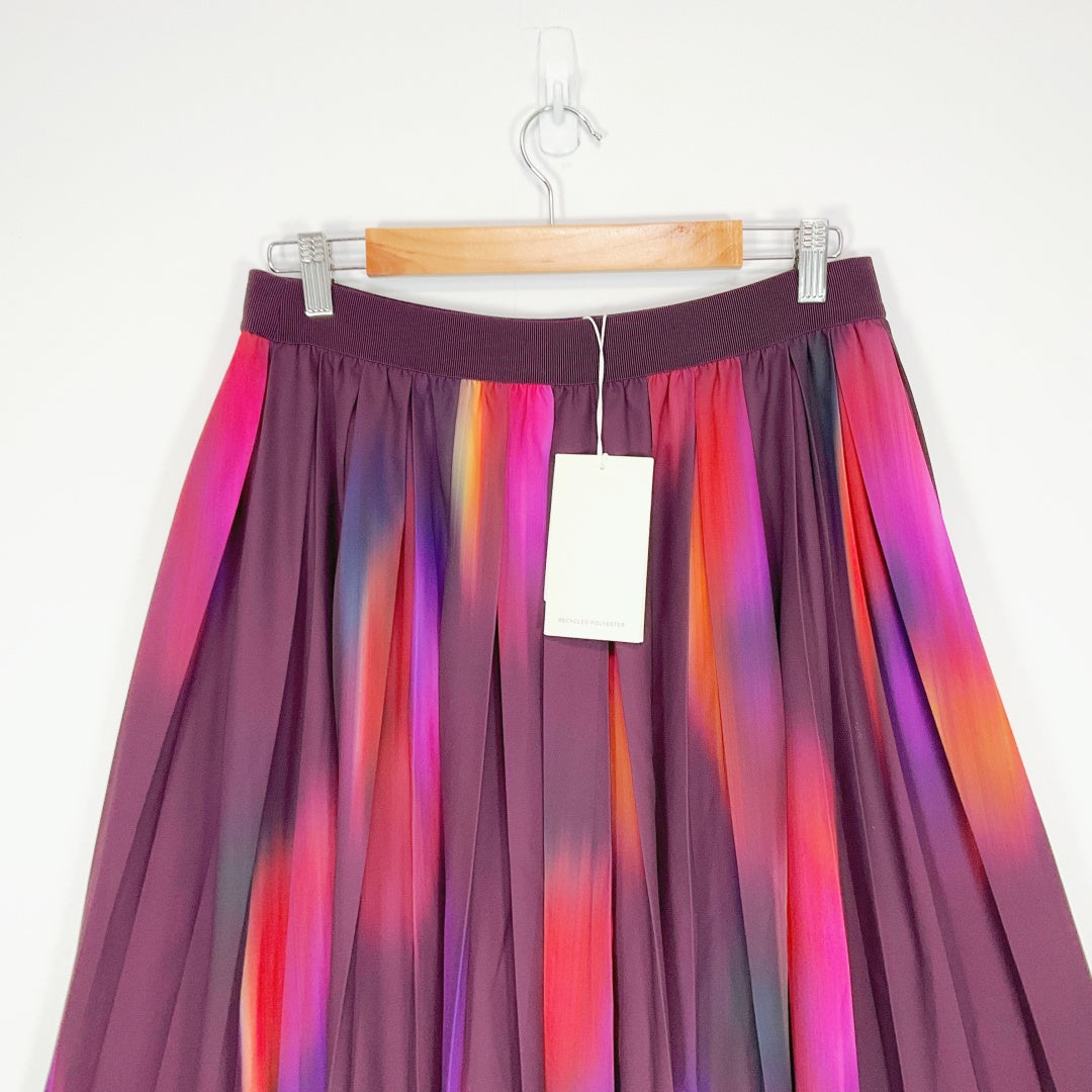 COS - Multicoloured Pleated Midi Skirt