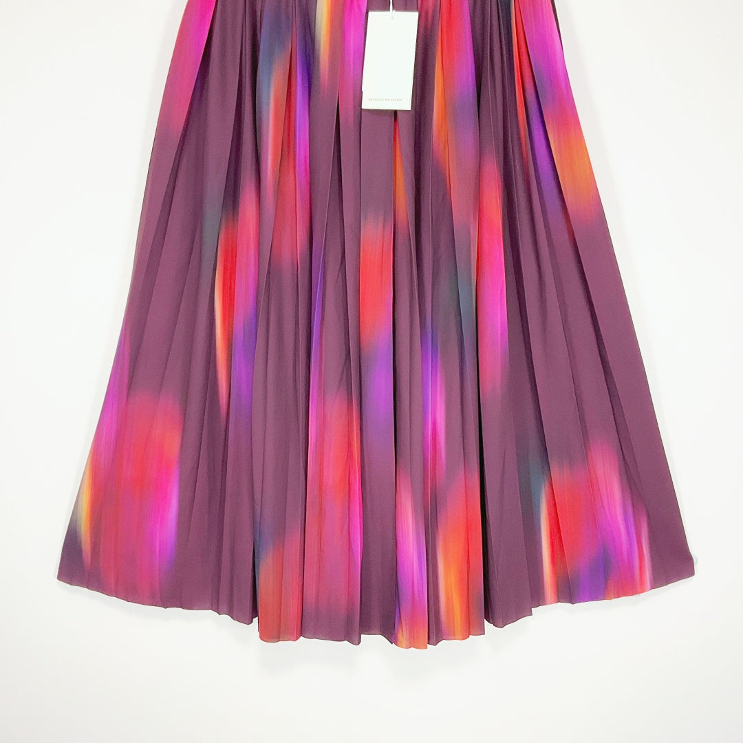 COS - Multicoloured Pleated Midi Skirt