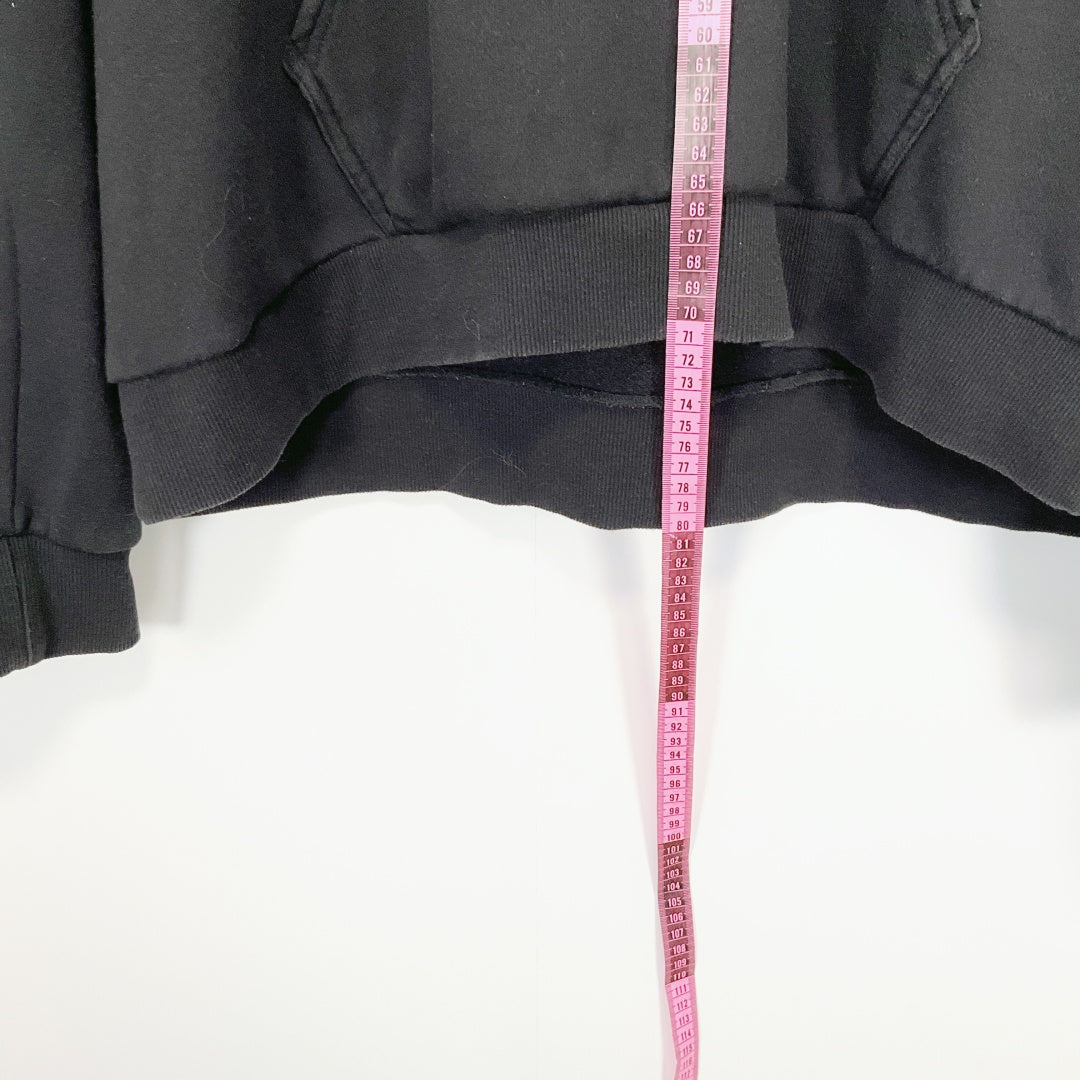 Huffer - Black Cotton Hoodie