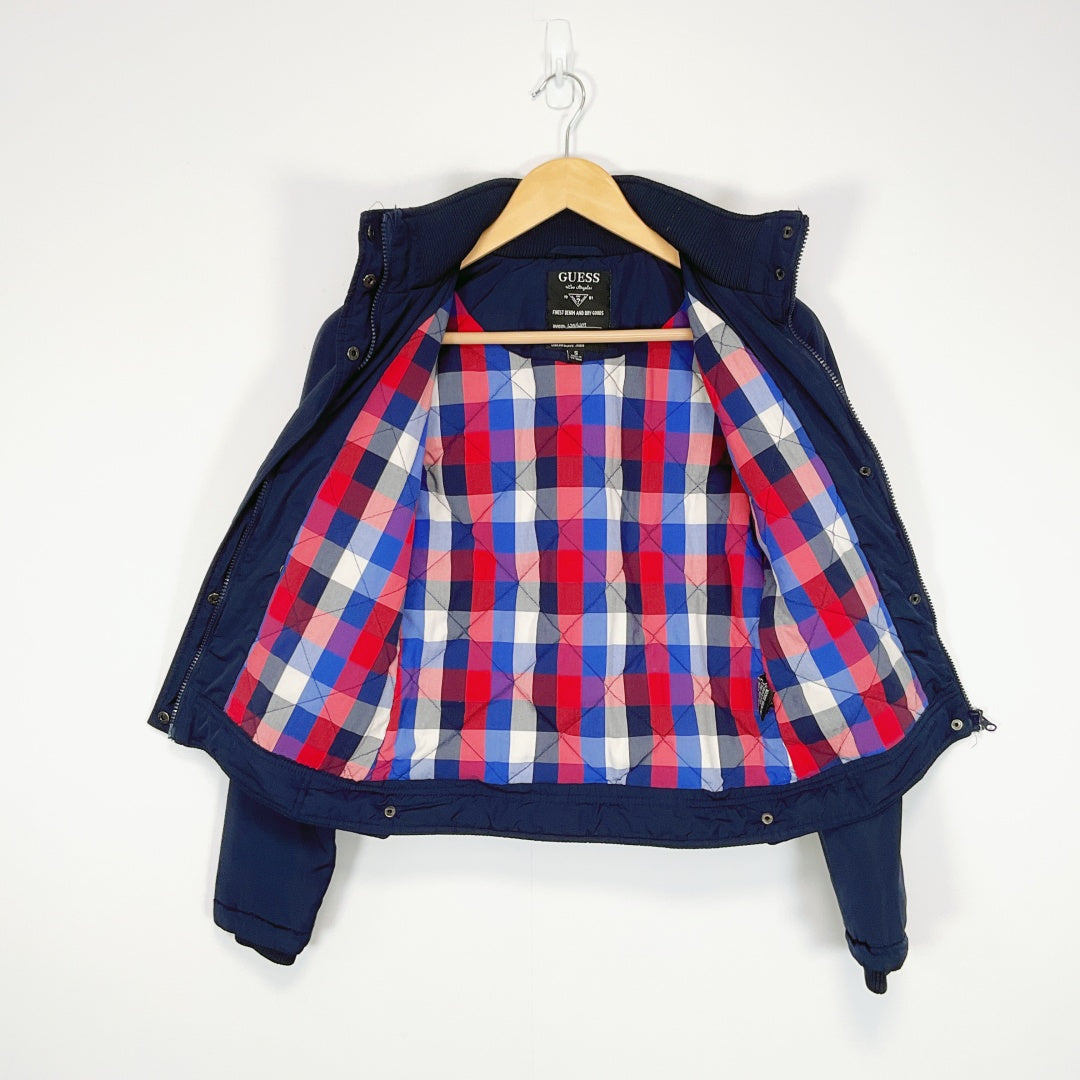 Guess - Navy Lightweight Zip Jacket
