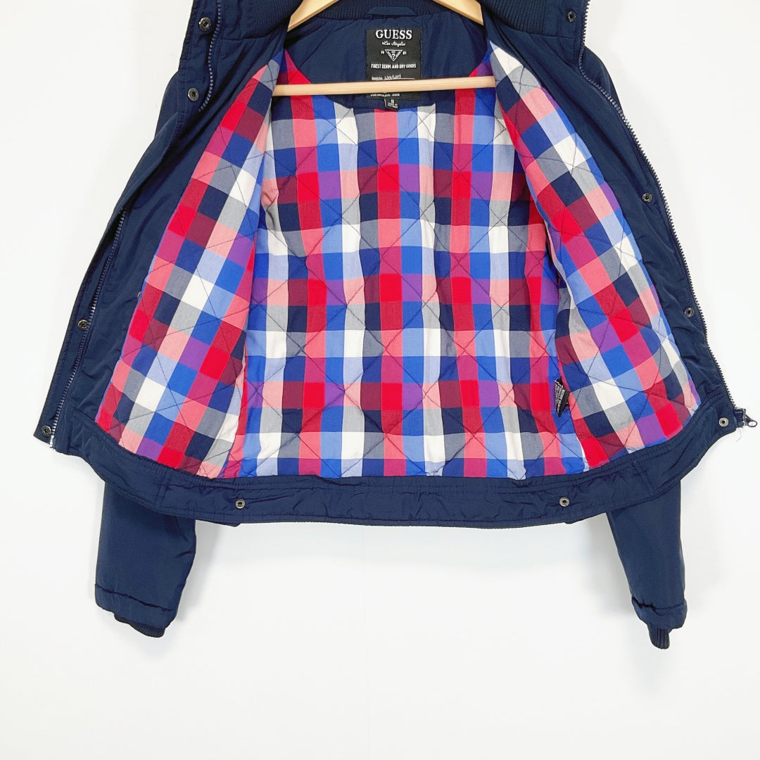 Guess - Navy Lightweight Zip Jacket