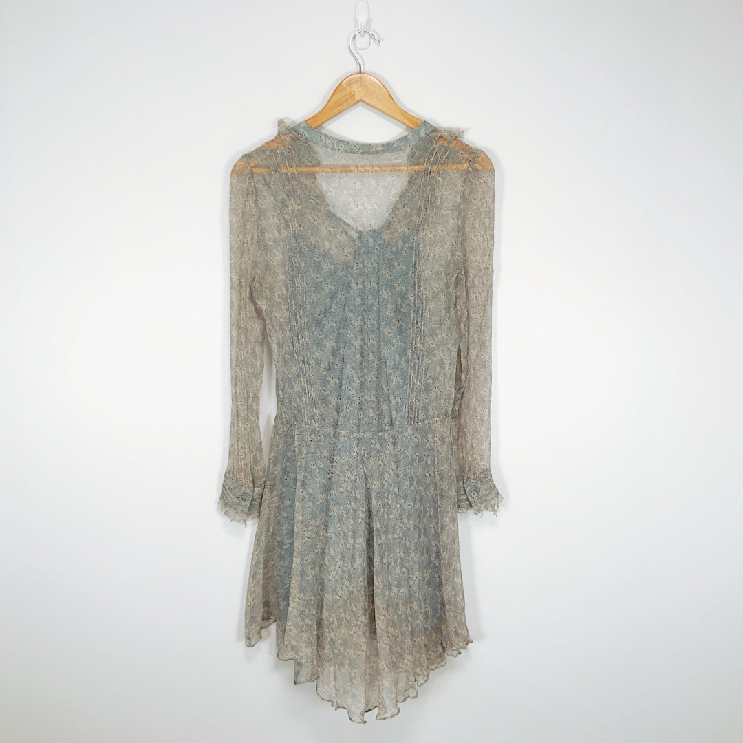 Corporate - Ezibuy Grey Long Sleeve Knit Dress