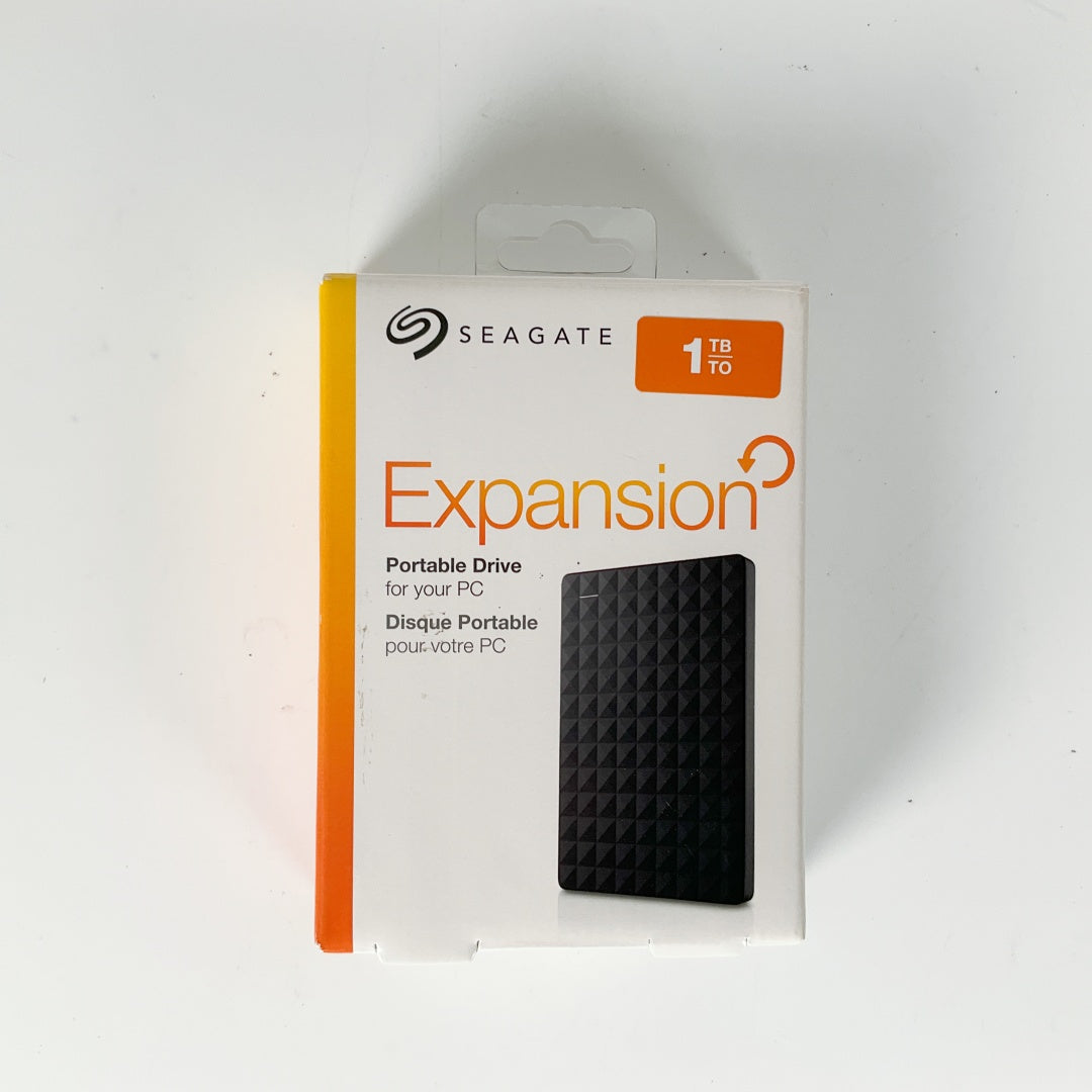 Seagate Expansion 1TB Portable External Hard Drive – Open Box
