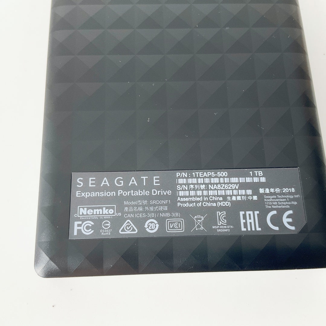 Seagate Expansion 1TB Portable External Hard Drive – Open Box