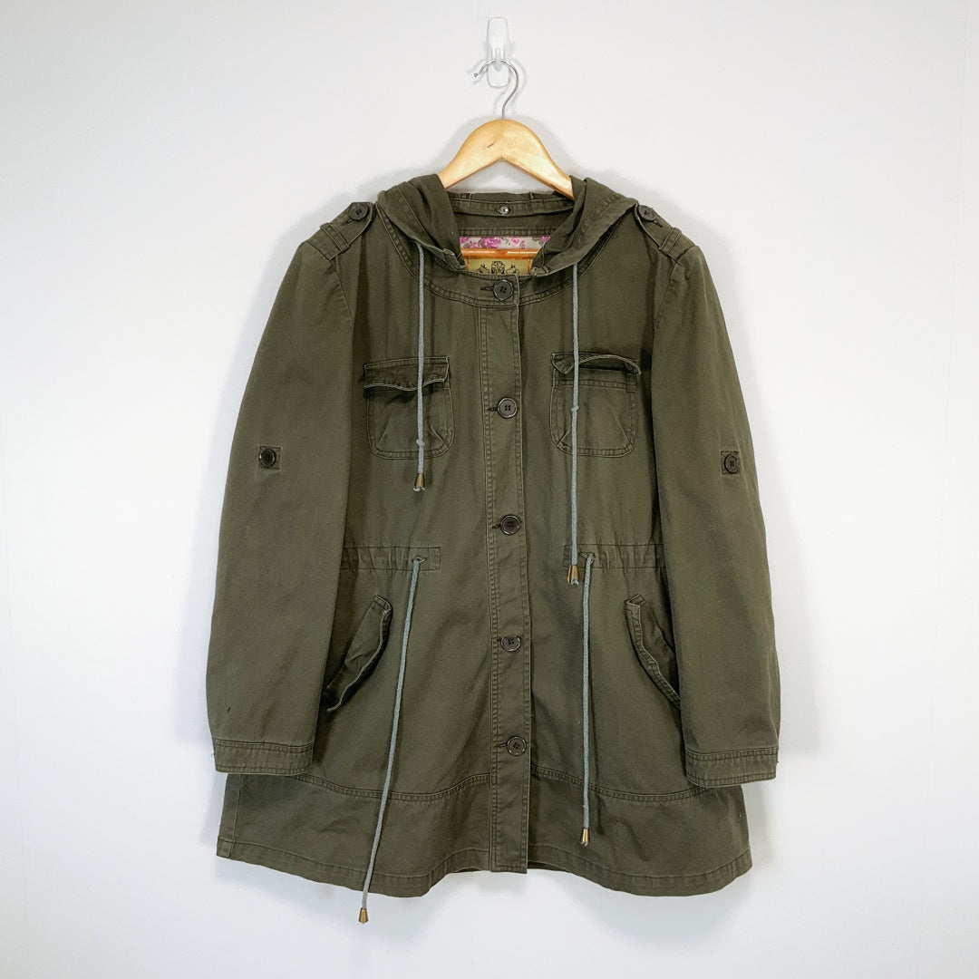 Boohoo Green Heritage Woman's Jacket