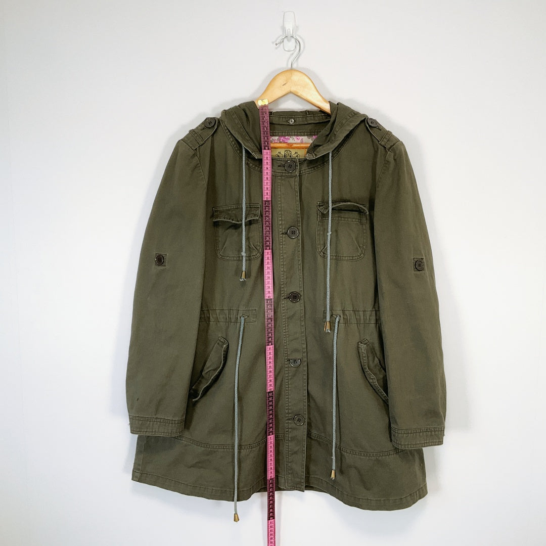 Boohoo Green Heritage Woman's Jacket