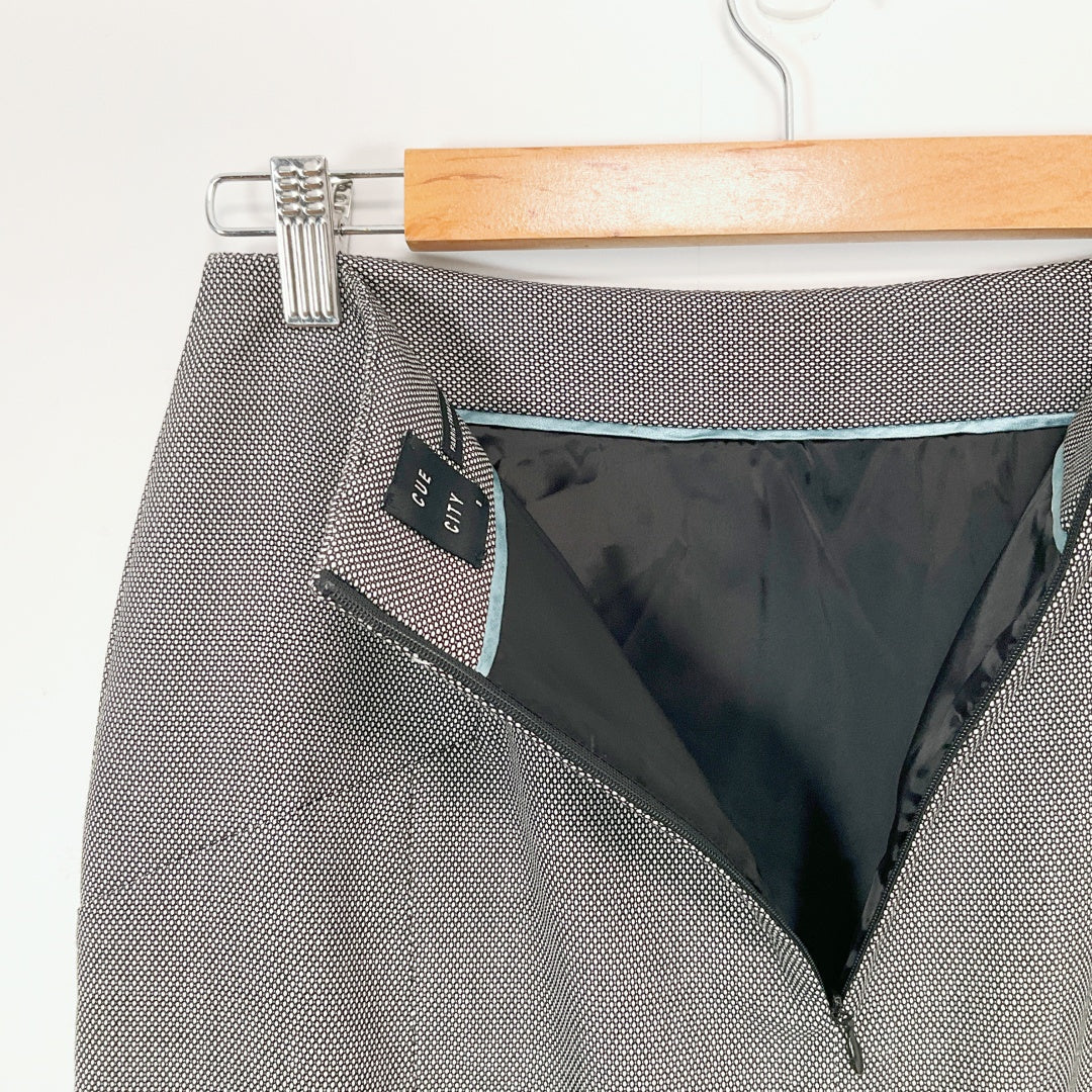Cue - Grey City Skirt