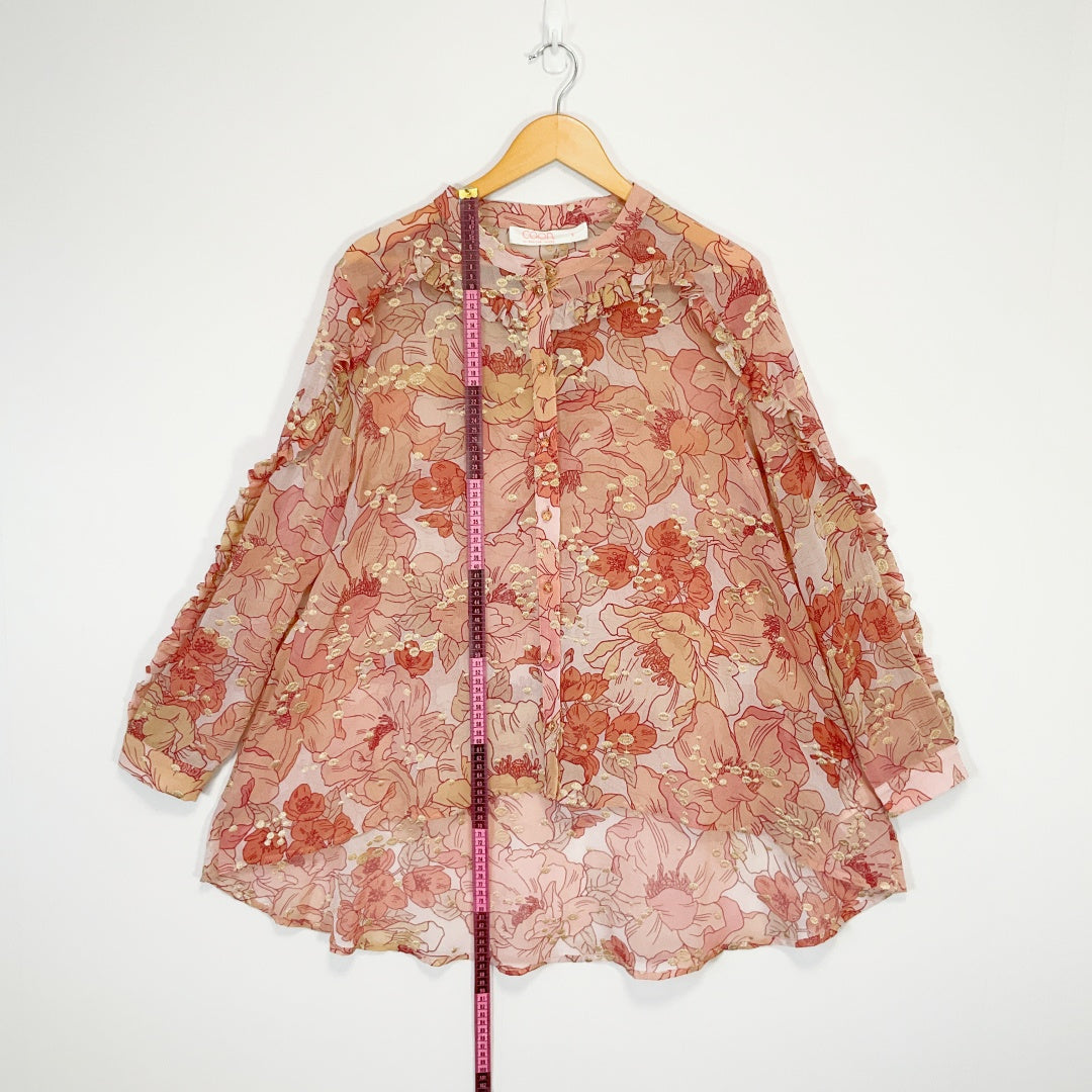 Coop - Floral Button-Up Top