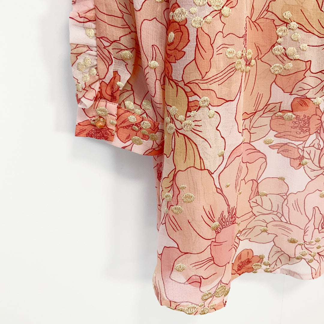 Coop - Floral Button-Up Top