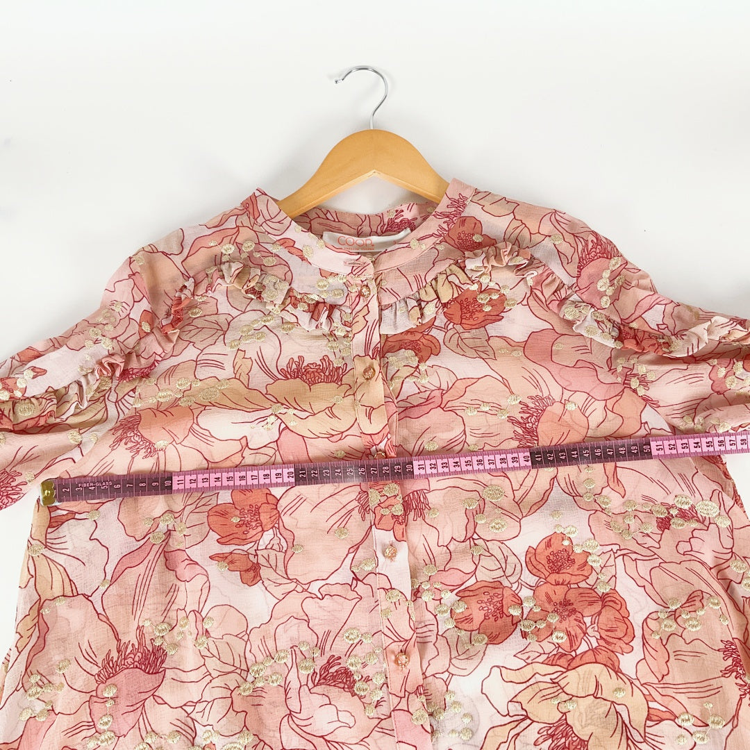 Coop - Floral Button-Up Top