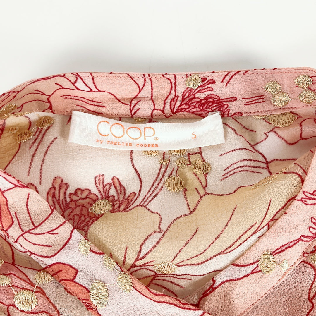 Coop - Floral Button-Up Top