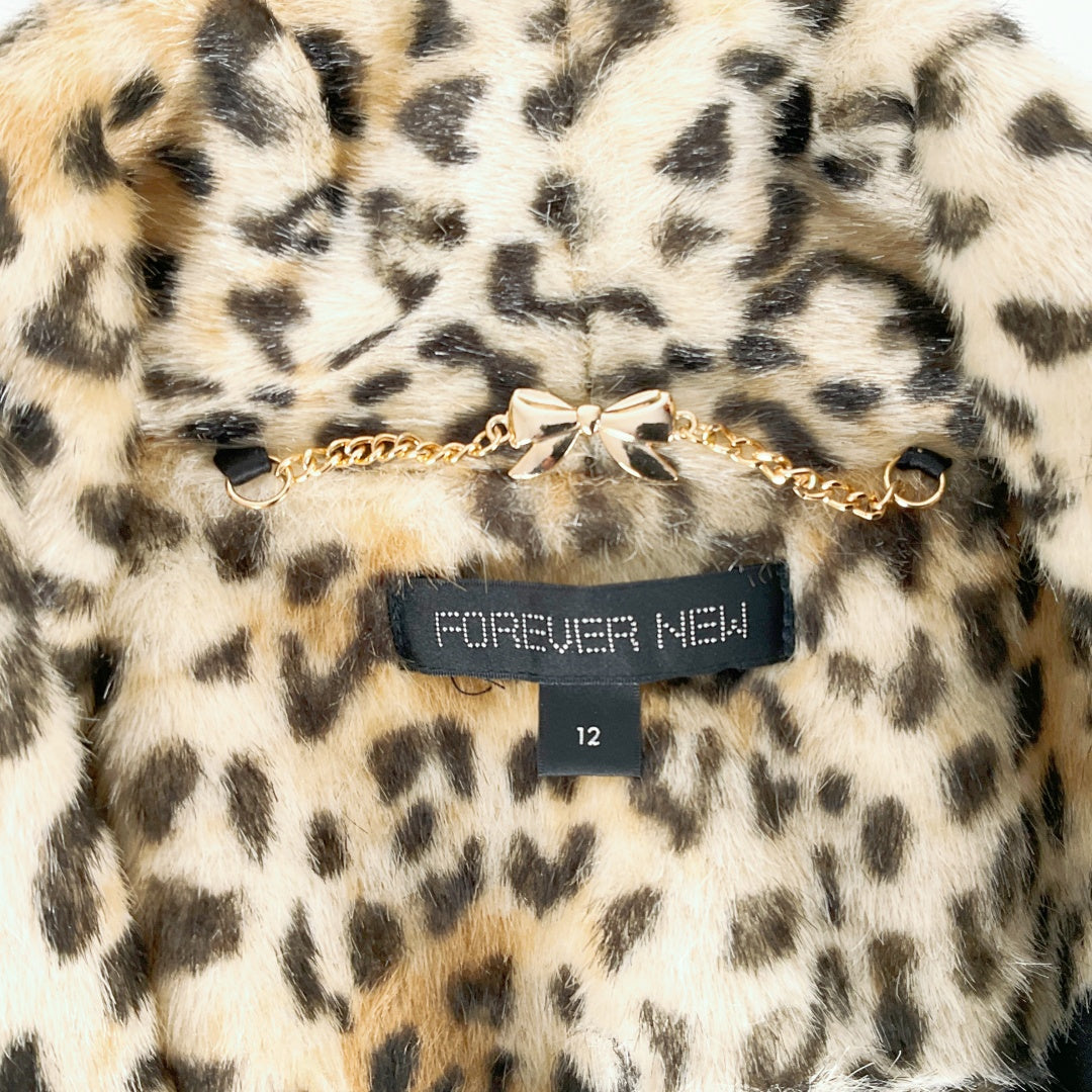 Forever New - Leopard Coat