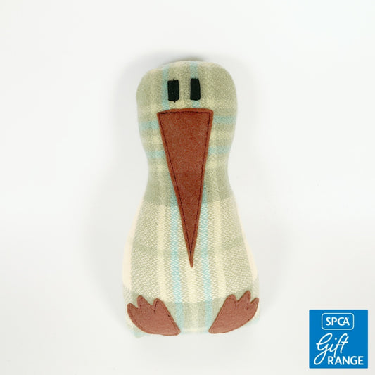 Artearoa – Colourful G.N. Kiwi – Sage & Cream Check