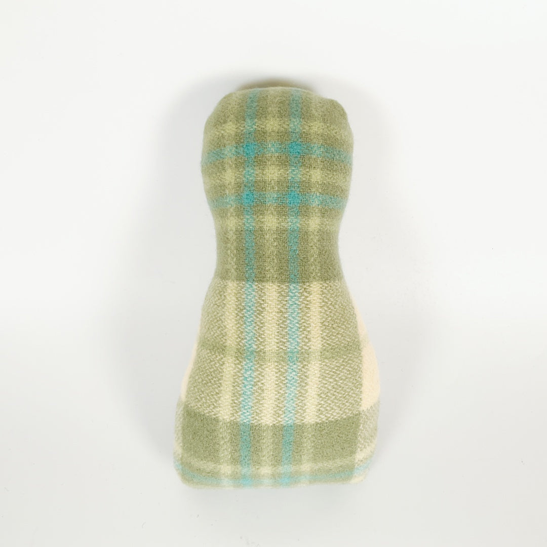 Artearoa – Colourful G.N. Kiwi – Sage & Cream Check