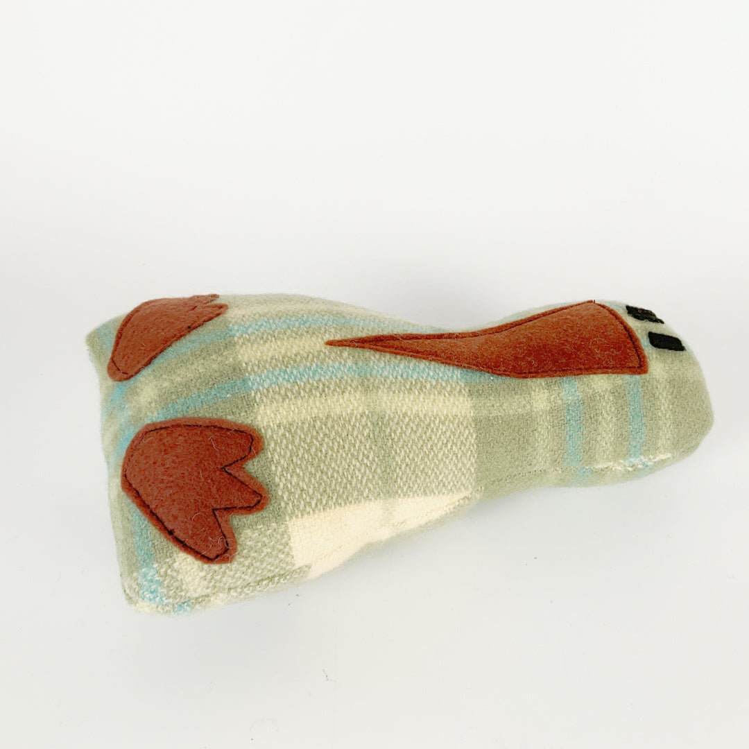 Artearoa – Colourful G.N. Kiwi – Sage & Cream Check
