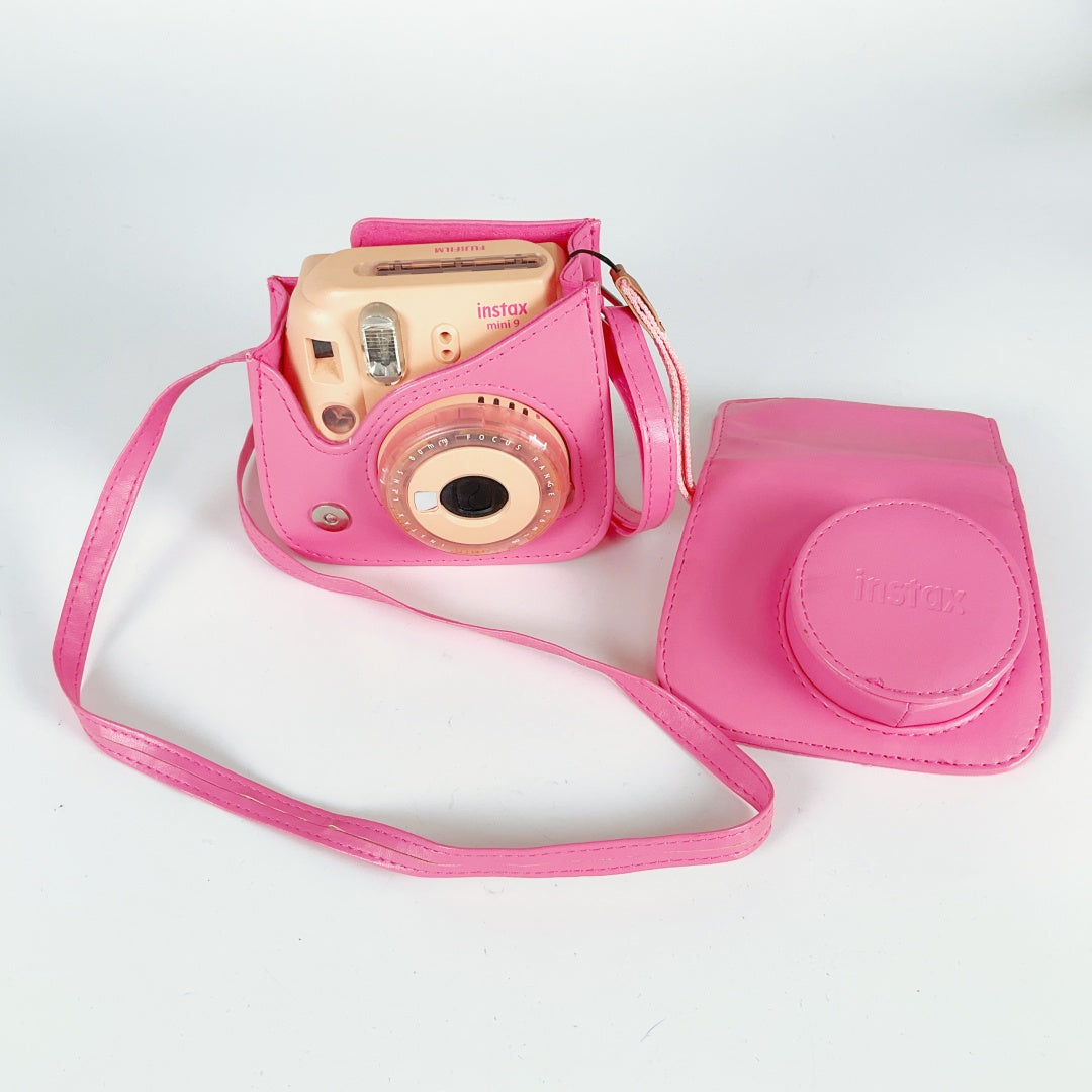 Instax mini 9 (Pink) with case
