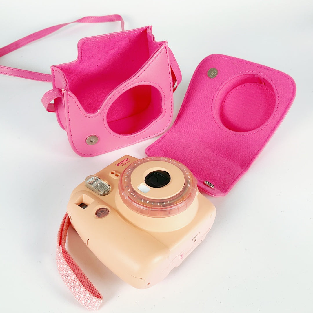 Instax mini 9 (Pink) with case