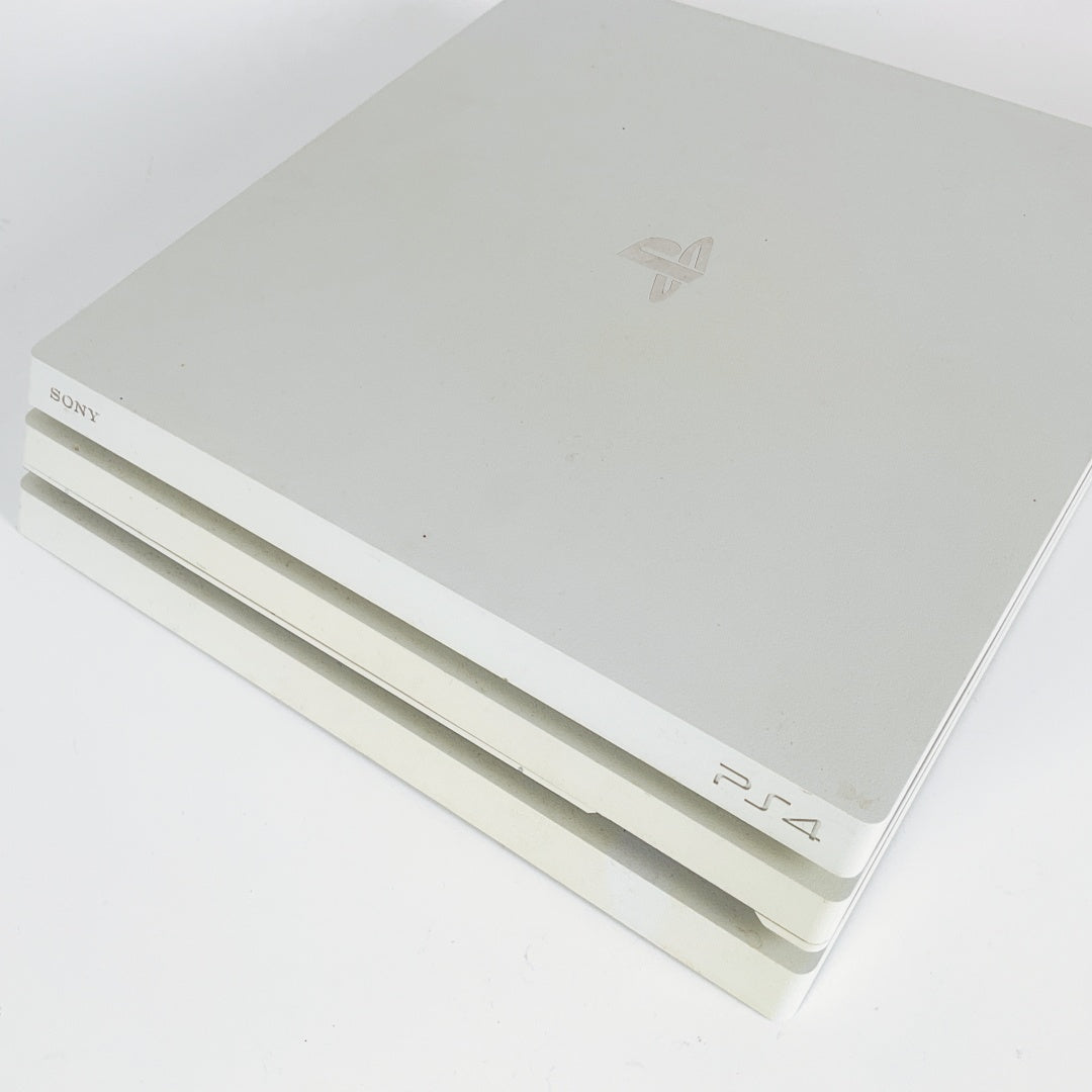 SONY PS4 Pro 1TB Console Bundle (Two contronllers - Glacier White)
