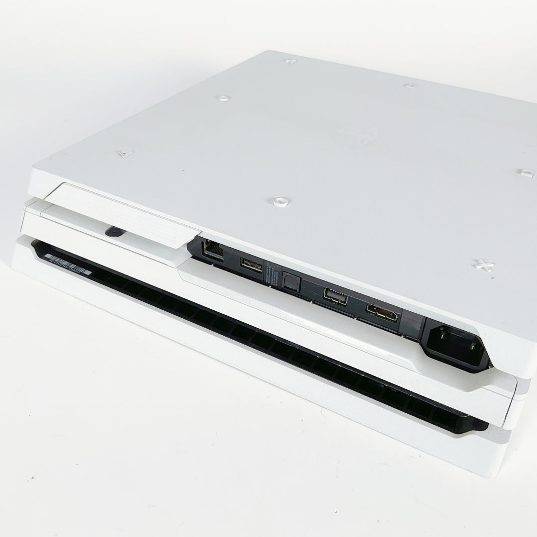 SONY PS4 Pro 1TB Console Bundle (Two contronllers - Glacier White)