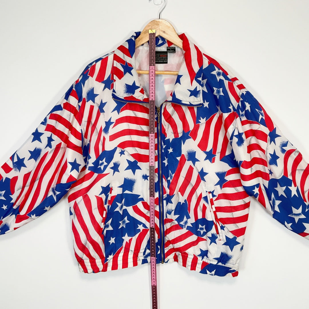 MURELI - Silk Americana Print Jacket - Multicoloured - Size L