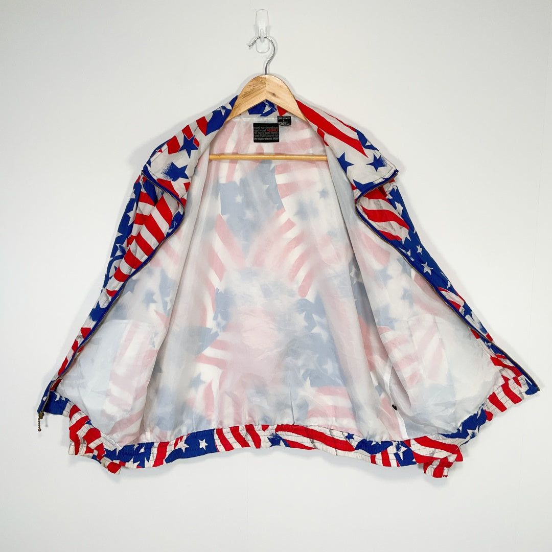MURELI - Silk Americana Print Jacket - Multicoloured - Size L