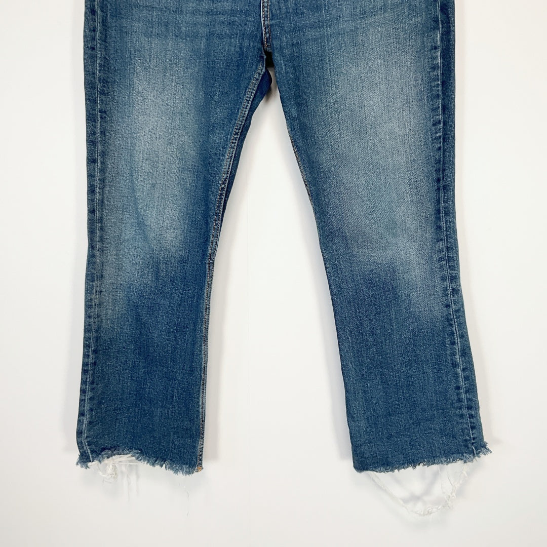 ZARA - Straight Leg Blue Jeans - Size EUR 42