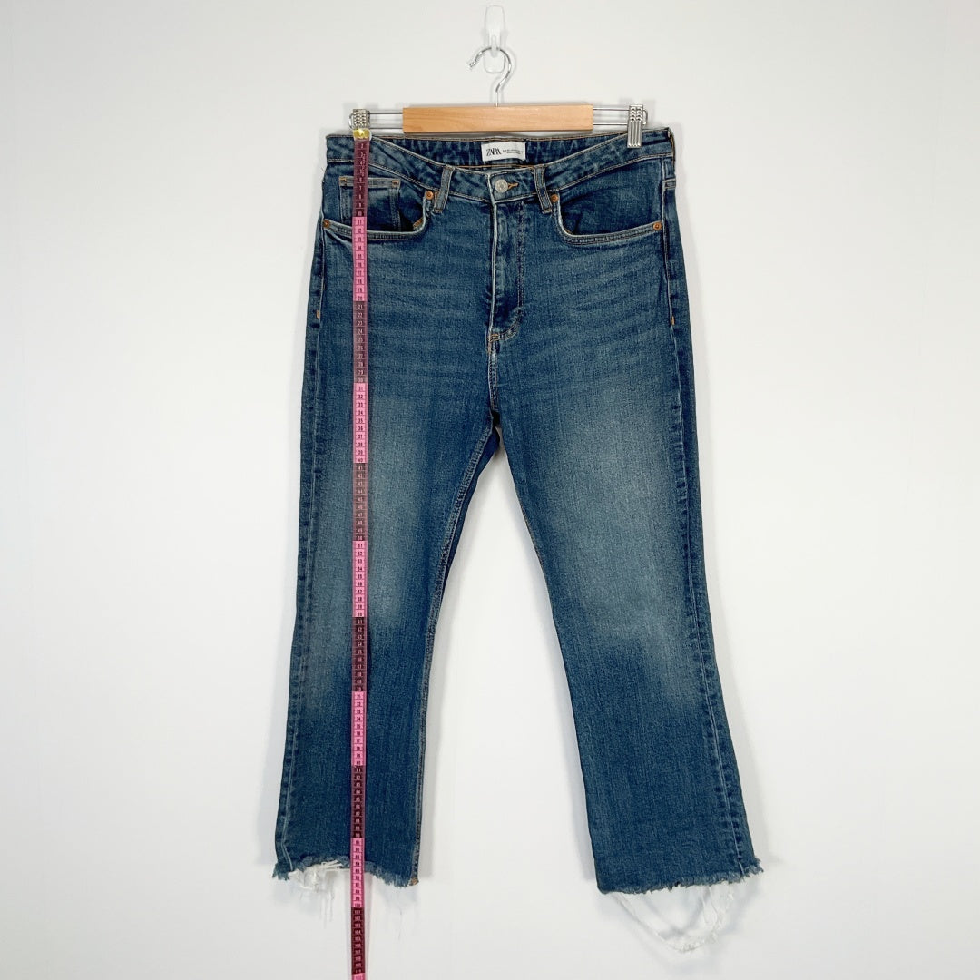 ZARA - Straight Leg Blue Jeans - Size EUR 42