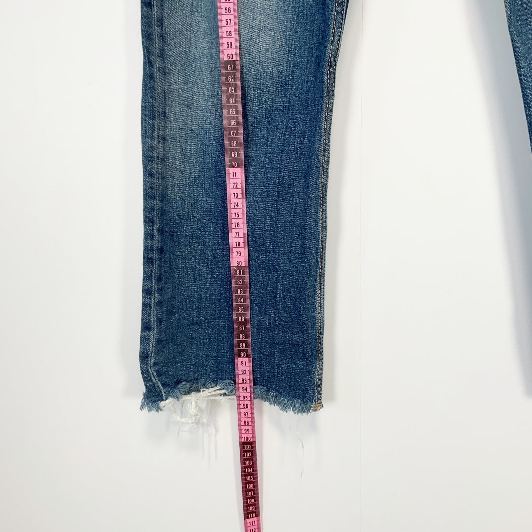 ZARA - Straight Leg Blue Jeans - Size EUR 42