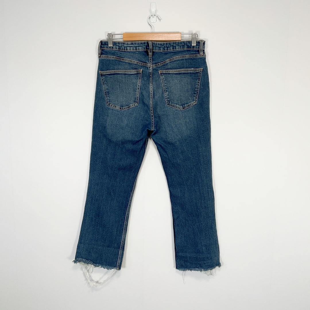 ZARA - Straight Leg Blue Jeans - Size EUR 42