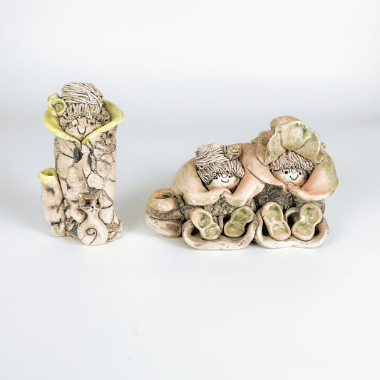 Pair of Vintage-Style Decorative Figurines