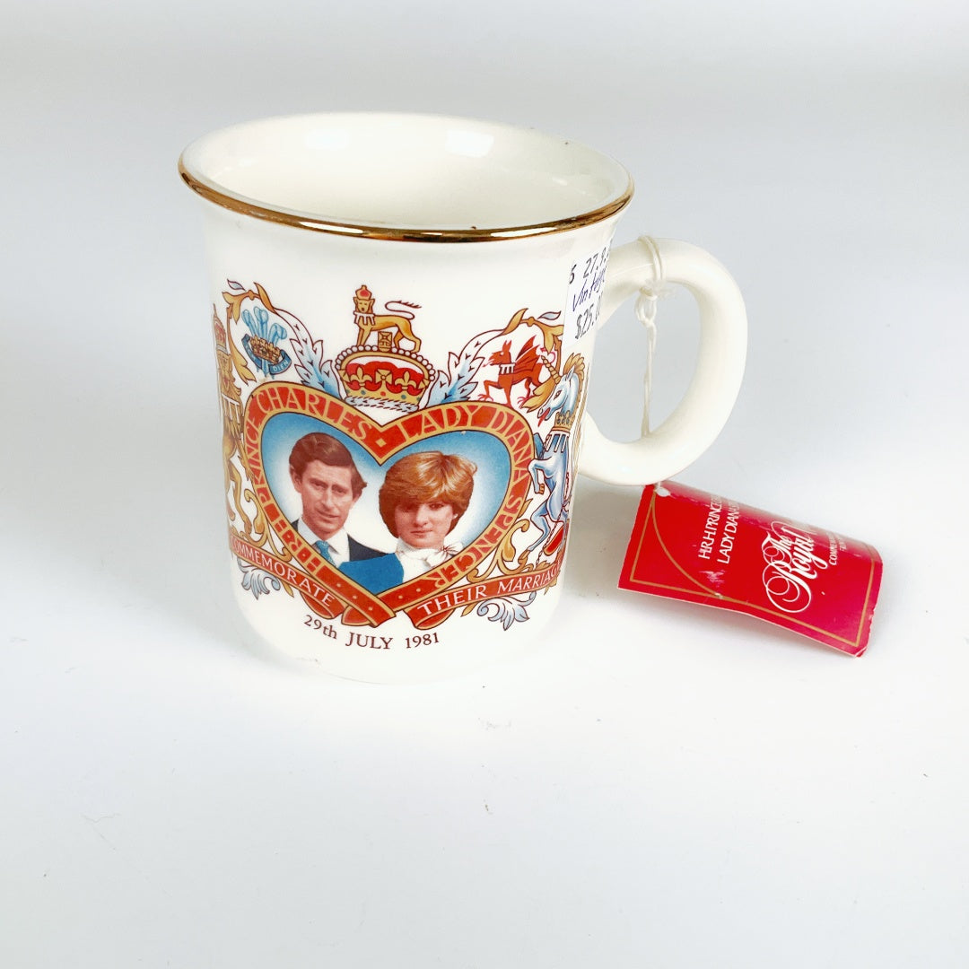 1981 Royal Wedding Commemorative Mug - Charles and Diana