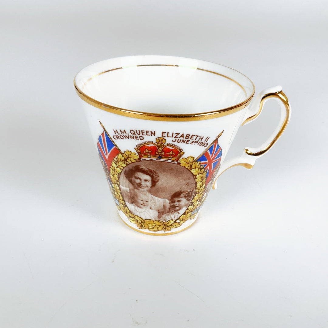 Queen Elizabeth II Commemorative Cup and Saucer Set