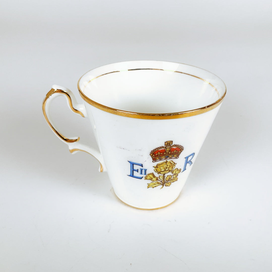 Queen Elizabeth II Commemorative Cup and Saucer Set