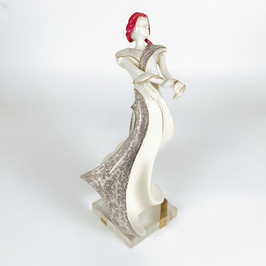Galos Art Deco Porcelain Figurine - Signed